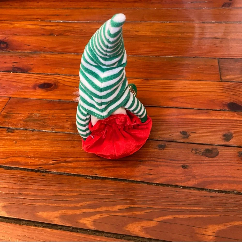 Stuffed Gnome with Pocket for a Present